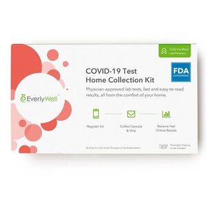 Everlywell COVID-19 Test Home Collection Kit | FDA Authorized | New Sealed